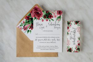 ślubne zaproszenie